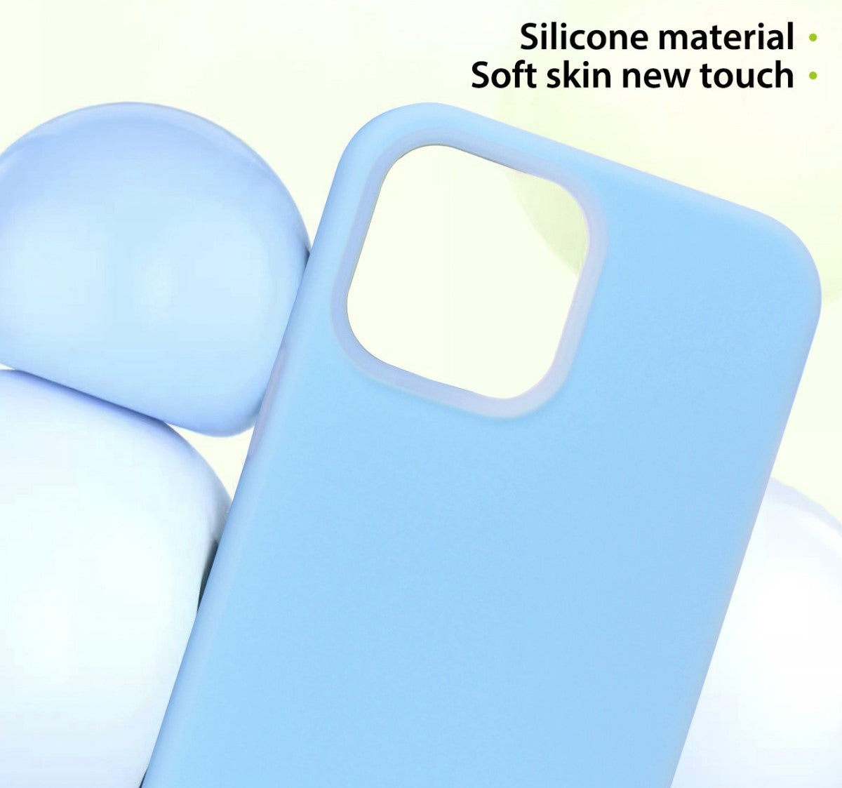 iPhone 12/12 Pro Soft Matte Silicone Case with Rubber Finish - Stylish & Protective