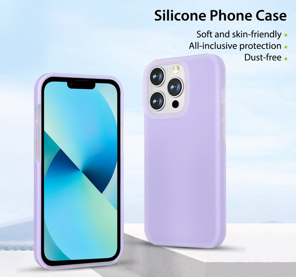 iPhone 12/12 Pro Soft Matte Silicone Case with Rubber Finish - Stylish & Protective