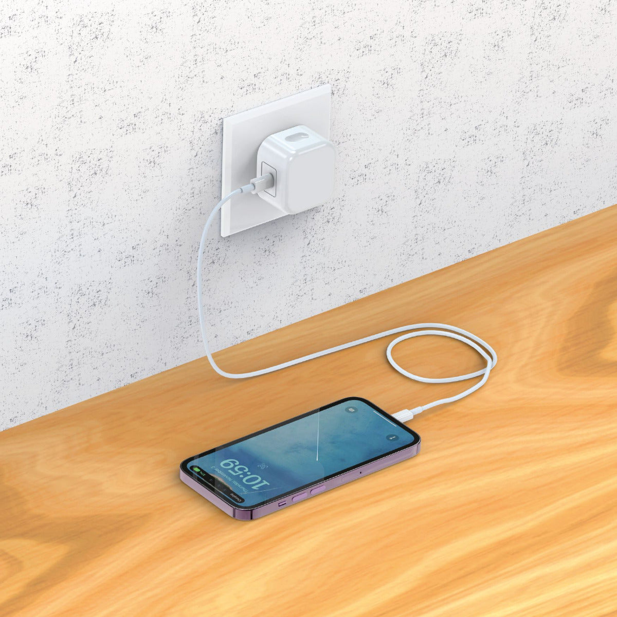 Dual USB-C Power Adapter PD 20W