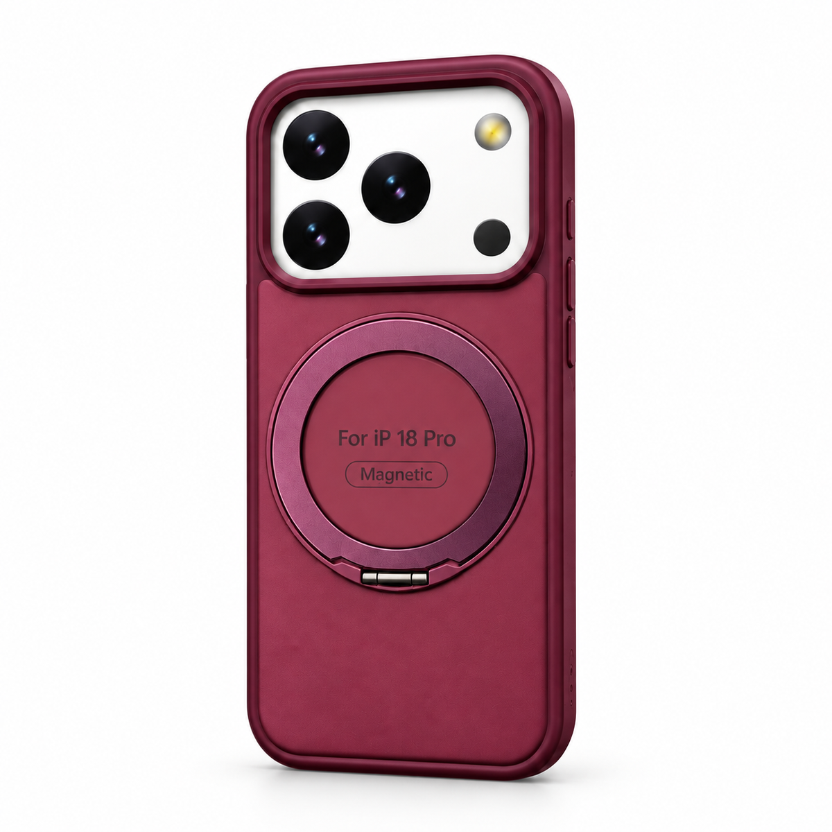 iPhone 18 Pro Magnetic Ring Stand Case