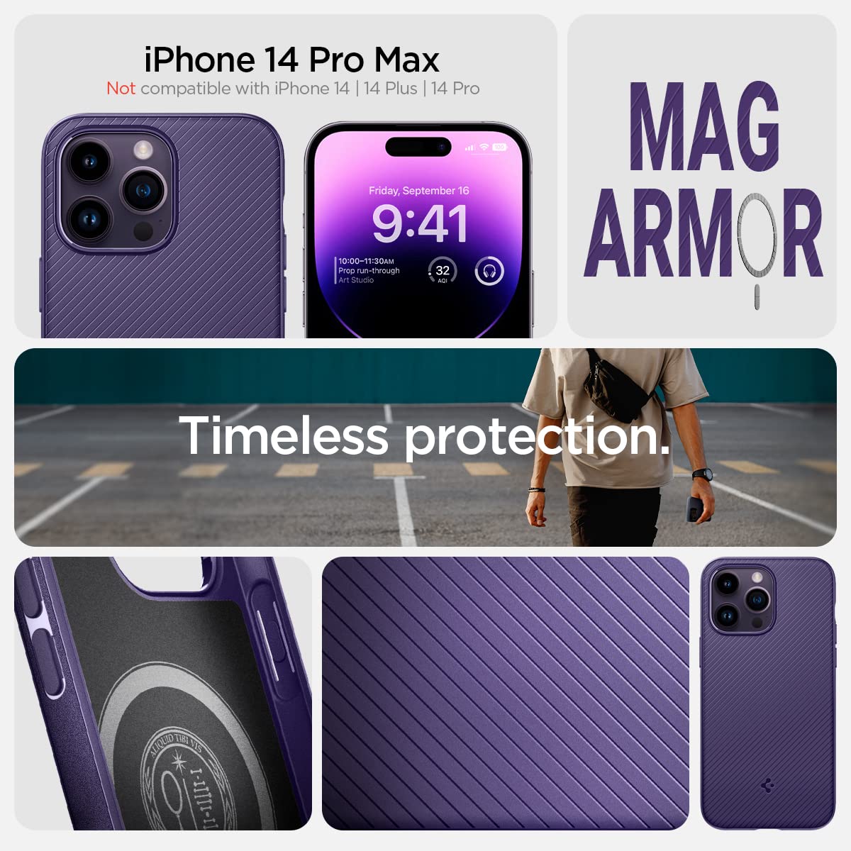 Mag Armor Magfit Back Cover Case - iPhone 14 Pro Max